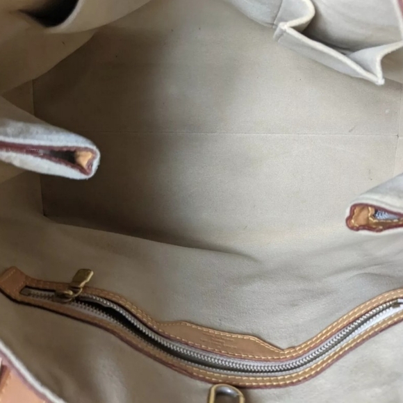 Auth Louis Vuitton Azur Hampstead MM adjustable straps - Picture 11 of 12